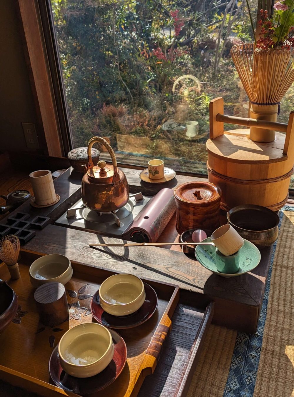 ustensiles thé japonais